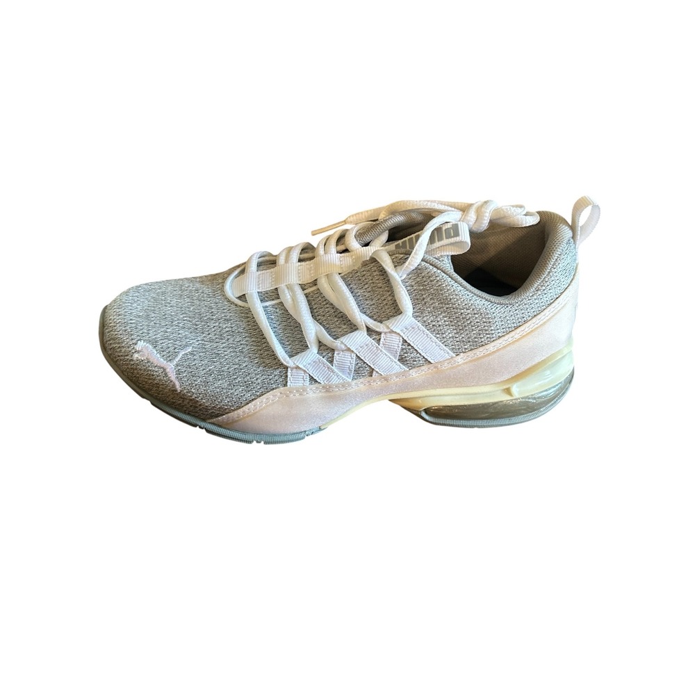 Puma Womens Riaze Prowl Sneaker White Silver 5.5 NEW Athletic Running Shoe